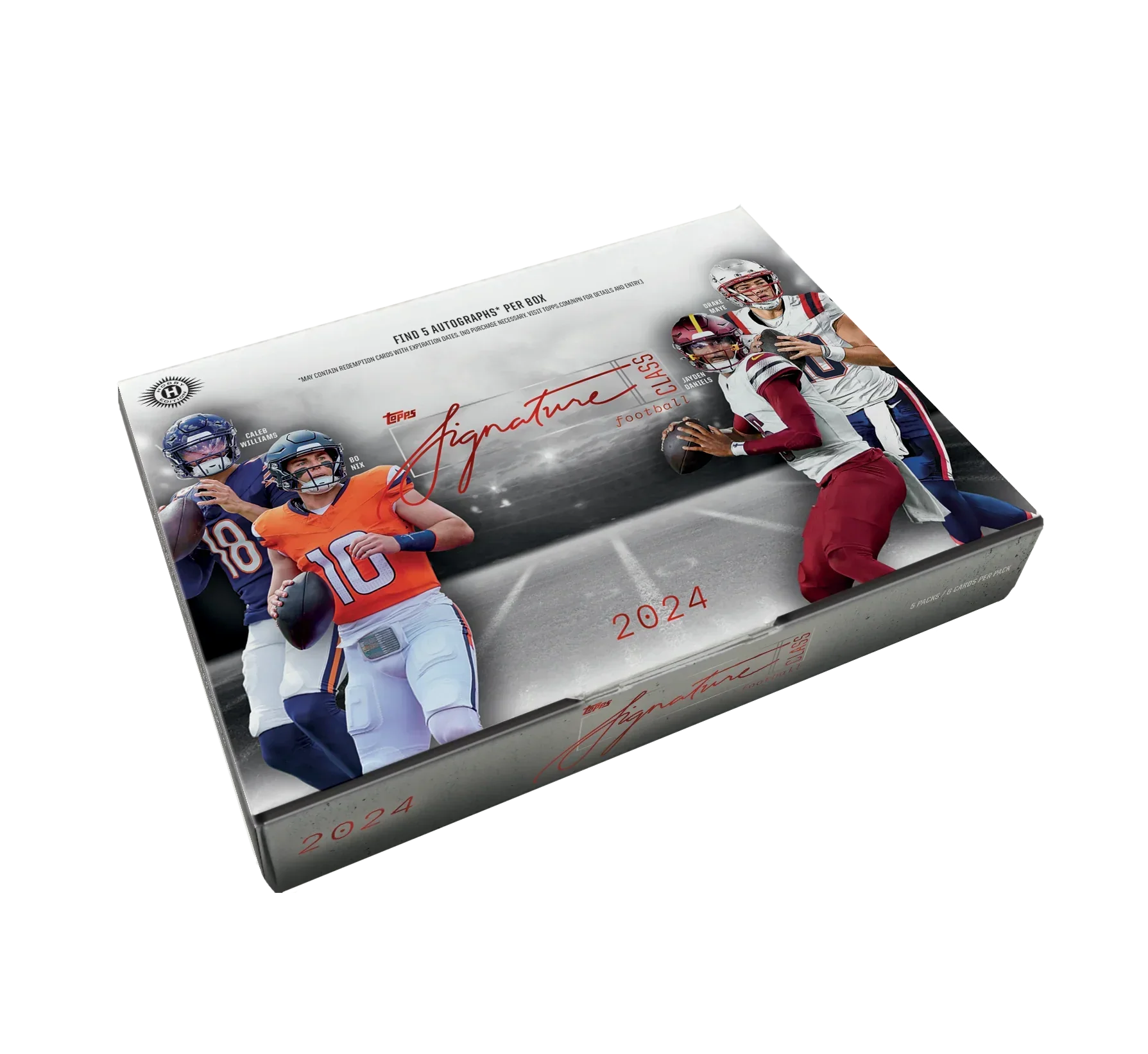 2024 Topps Signature Class Football Hobby 6 Box Case
